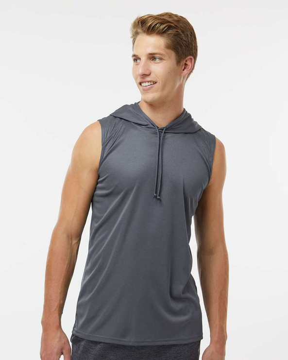 Badger 4108 - Camiseta sin mangas con capucha B-Core