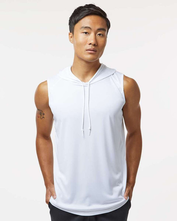 Badger 4108 - Camiseta sin mangas con capucha B-Core