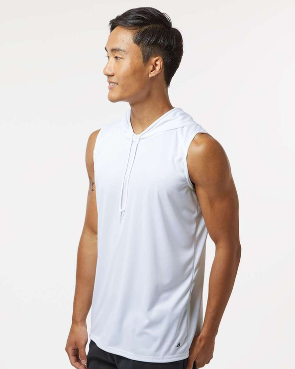Badger 4108 - Camiseta sin mangas con capucha B-Core