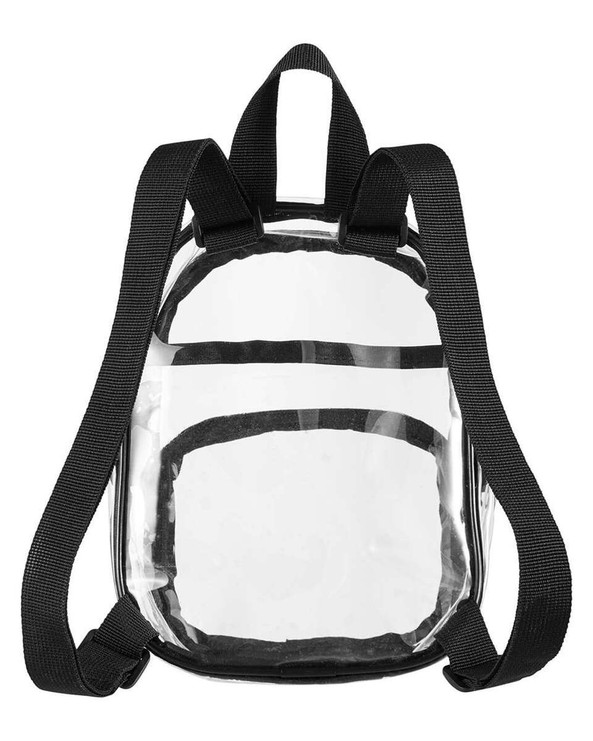 BAGedge BE268 - Clear PVC Mini Backpack