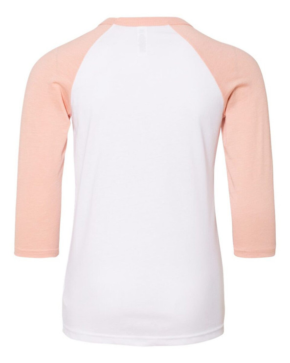 Bella+Canvas 3200Y - Youth Three-Quarter Sleeve Baseball Tee