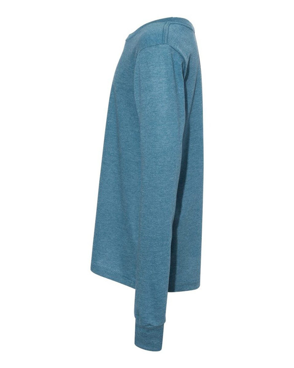 Bella+Canvas 3501YCVC - Youth Heather CVC Long Sleeve Tee