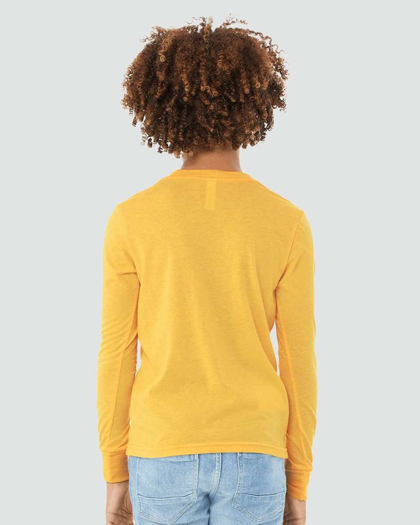 Bella+Canvas 3501YCVC - Camiseta de manga larga Youth Heather CVC