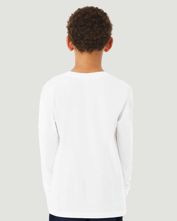 Bella+Canvas 3501YCVC - Camiseta de manga larga Youth Heather CVC