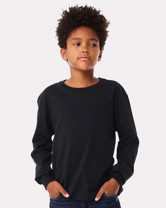 Bella+Canvas 3511Y - Youth 6oz. Heavyweight Long Sleeve Tee