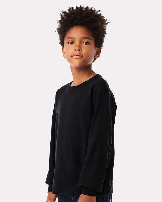 Bella+Canvas 3511Y - Youth 6oz. Heavyweight Long Sleeve Tee
