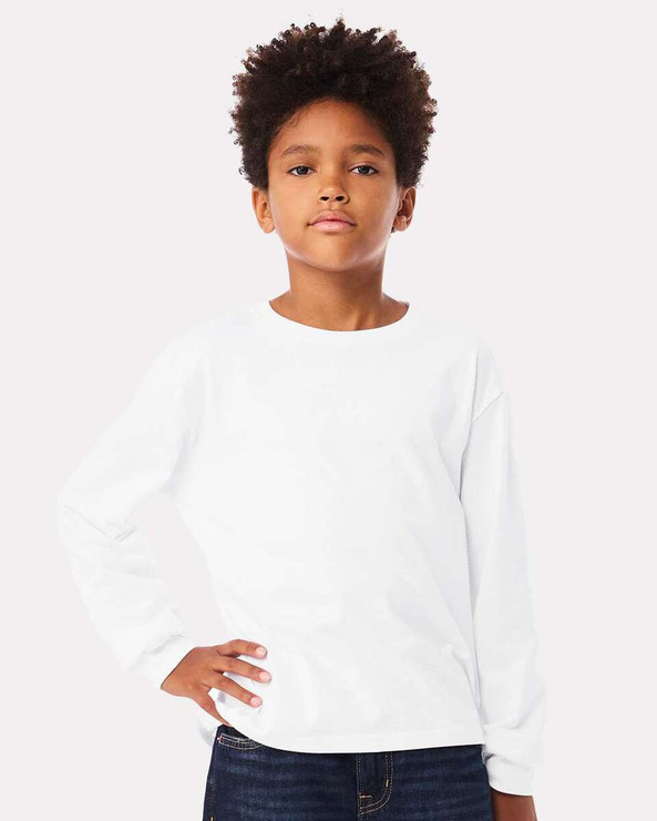Bella+Canvas 3511Y - Juvenil 6oz. Camiseta de manga larga