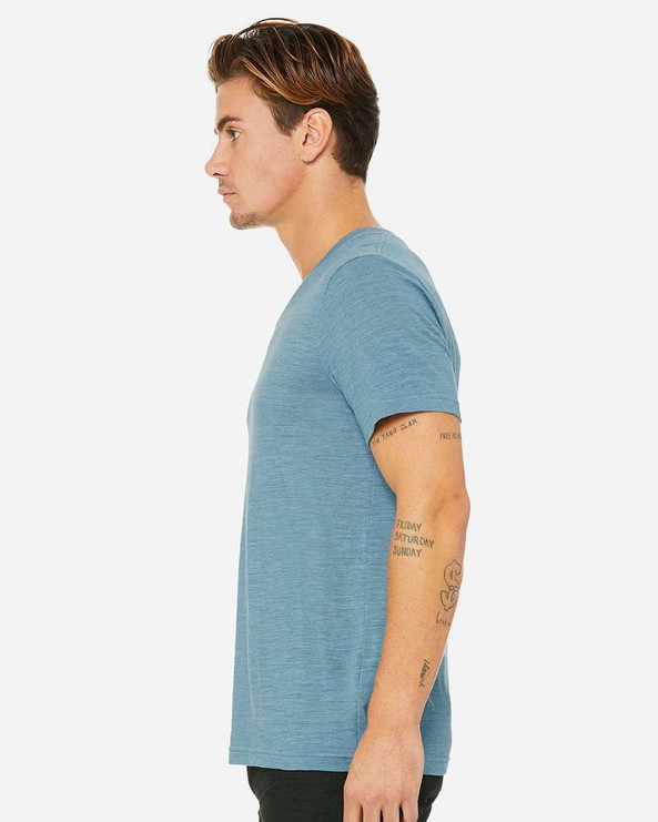 Bella+Canvas 3655 - Textured Jersey V-Neck Tee