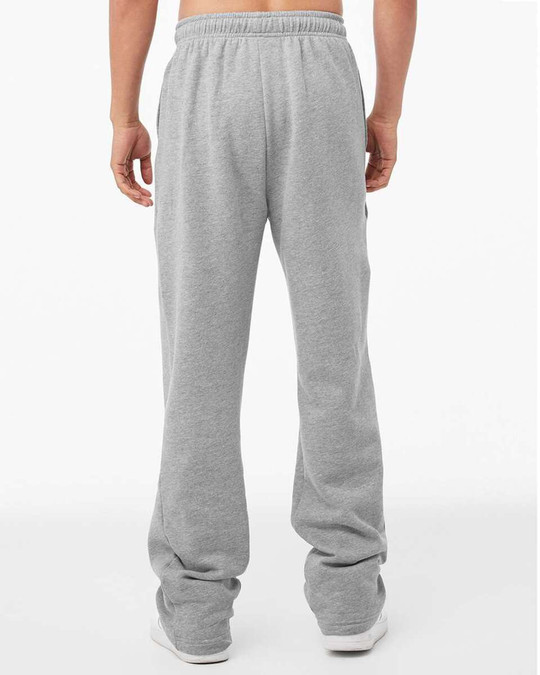 Bella+Canvas 3725 - Pantalón de chándal con pernera recta de vellón esponjoso