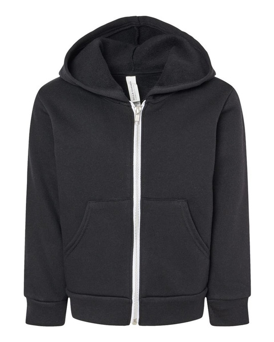Bella+Canvas 3739T - Toddler Sponge Fleece Full-Zip Hoodie
