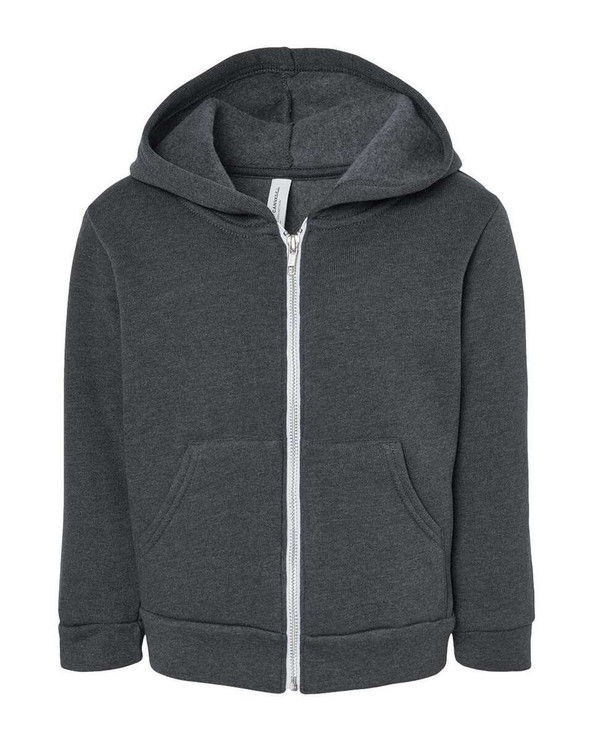Bella+Canvas 3739T - Toddler Sponge Fleece Full-Zip Hoodie