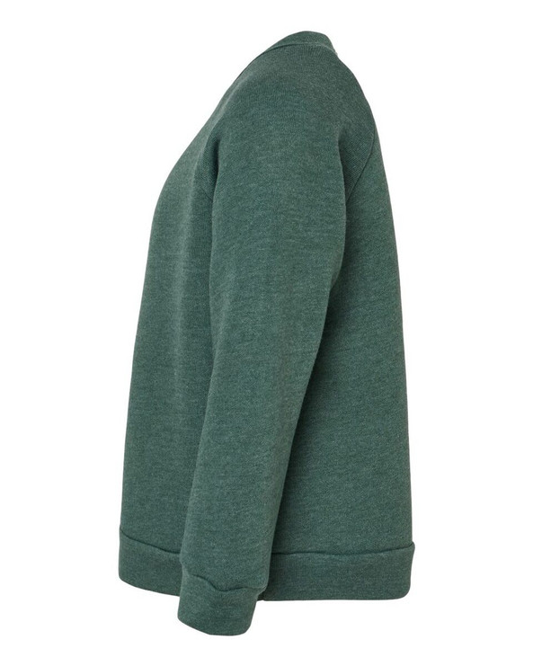Bella+Canvas 3901T - Sudadera Raglan de vellón con esponja para niños pequeños
