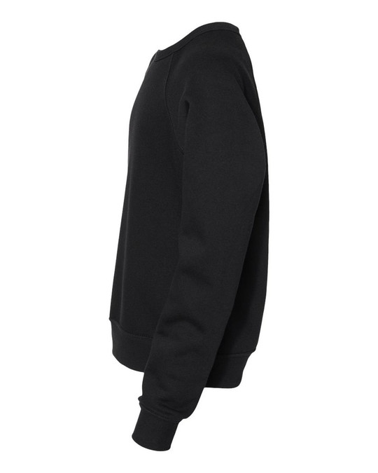 Bella+Canvas 3901Y - Sudadera juvenil de forro polar con cuello redondo