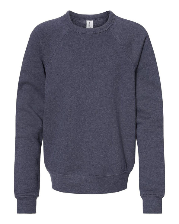 Bella+Canvas 3901Y - Youth Sponge Fleece Crewneck Sweatshirt