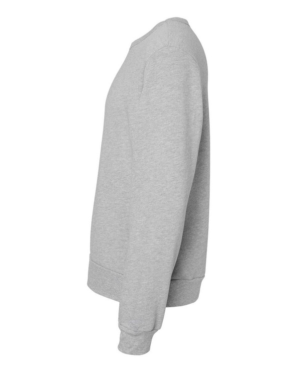 Bella+Canvas 3911 - Sudadera clásica de forro polar con cuello redondo