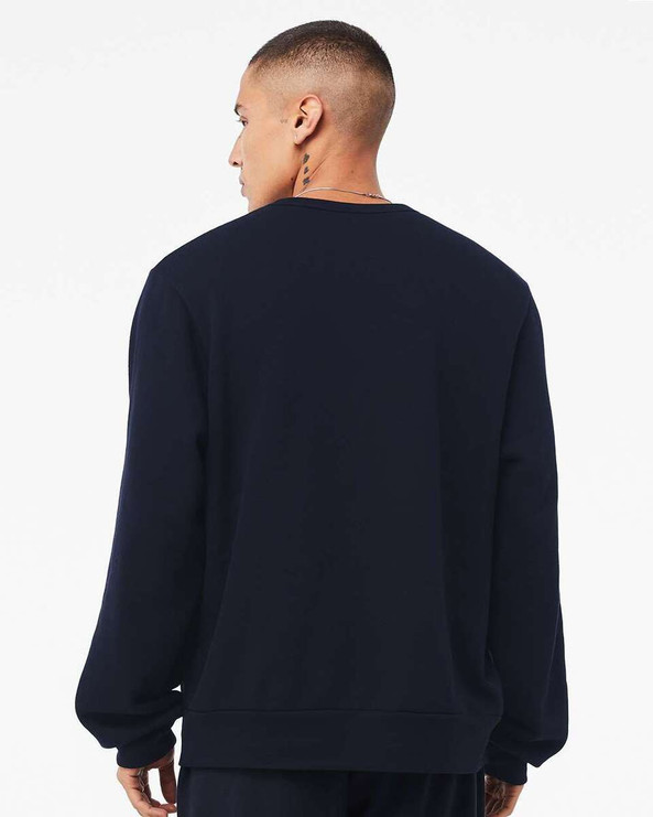 Bella+Canvas 3911 - Sudadera clásica de forro polar con cuello redondo