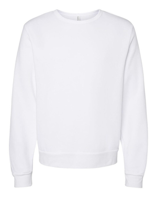 Bella+Canvas 3911 - Sudadera clásica de forro polar con cuello redondo