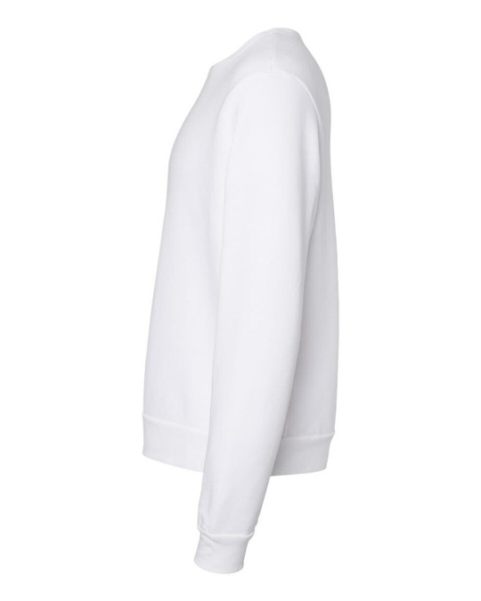 Bella+Canvas 3911 - Sudadera clásica de forro polar con cuello redondo
