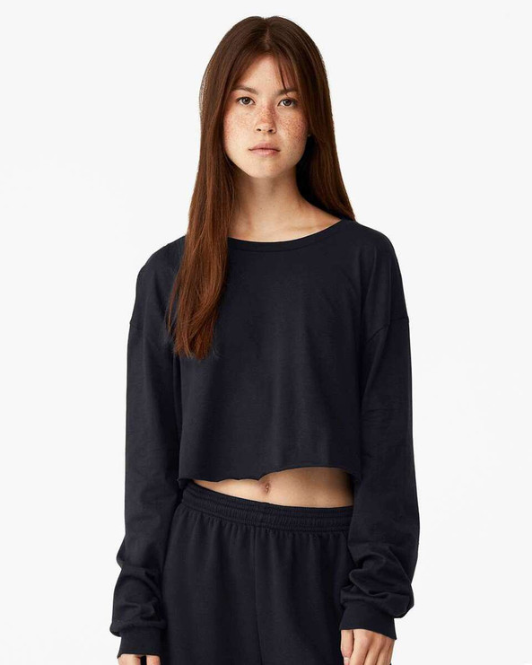 Bella+Canvas 6501 - Camiseta de manga larga FWD Fashion Women's Crop