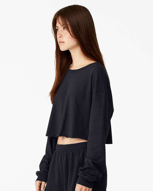 Bella+Canvas 6501 - Camiseta de manga larga FWD Fashion Women's Crop
