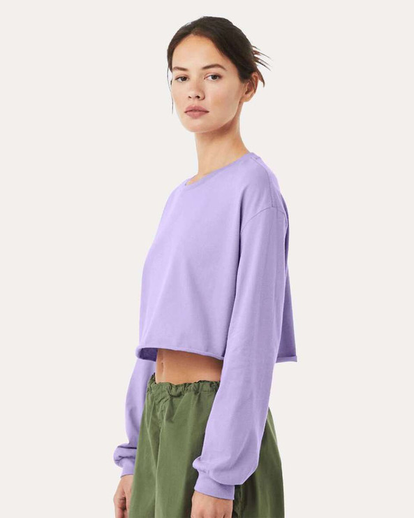 Bella+Canvas 6501 - FWD Fashion Women's Crop Long Sleeve Tee