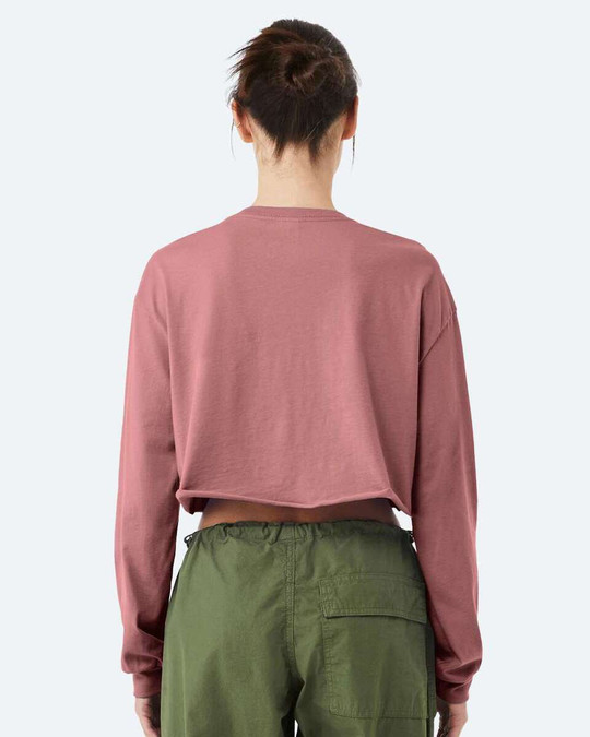 Bella+Canvas 6501 - Camiseta de manga larga FWD Fashion Women's Crop