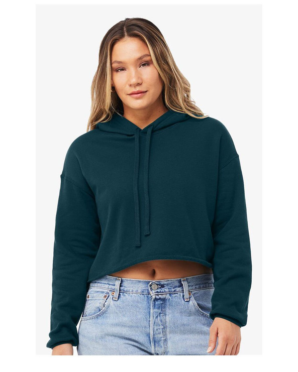 Bella+Canvas 7502 - Women's Crop Fleece Hoodie