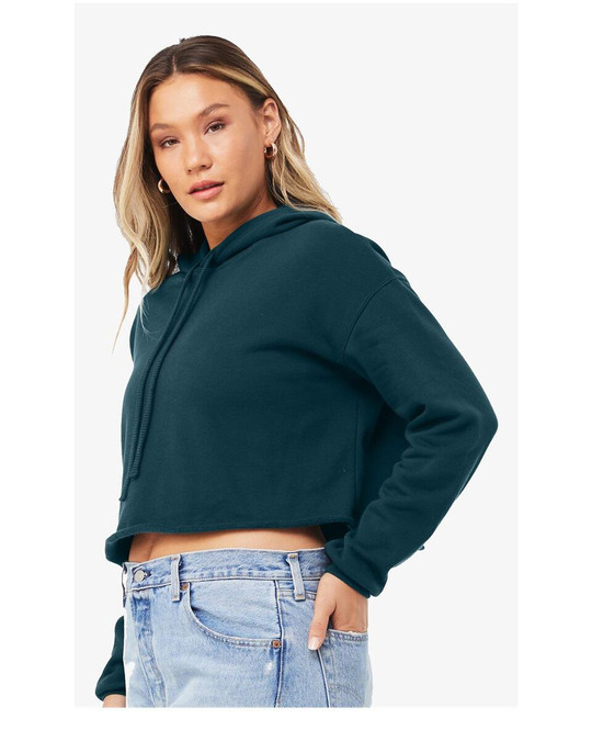 Bella+Canvas 7502 - Sudadera polar con capucha para mujer