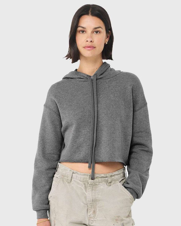 Bella+Canvas 7502 - Sudadera polar con capucha para mujer