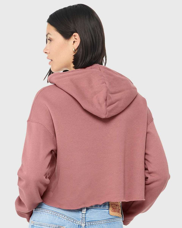 Bella+Canvas 7502 - Sudadera polar con capucha para mujer