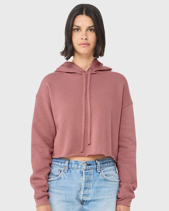 Bella+Canvas 7502 - Sudadera polar con capucha para mujer