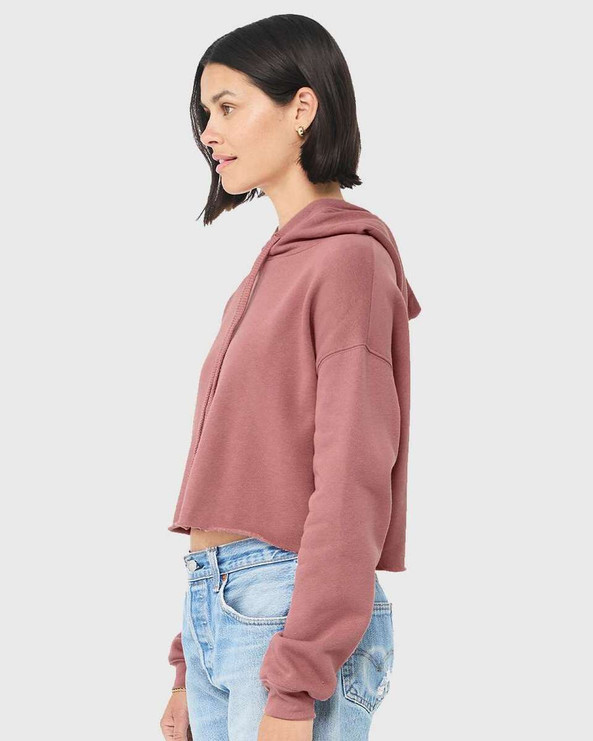 Bella+Canvas 7502 - Sudadera polar con capucha para mujer