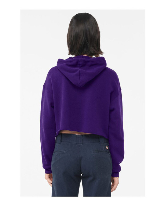 Bella+Canvas 7502 - Sudadera polar con capucha para mujer