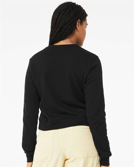 Bella+Canvas 7511 - Sudadera de cuello redondo Sponge Fleece Classic para mujer