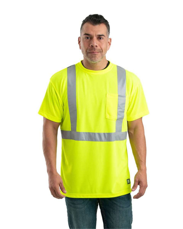Berne HVK012 - Hi-Vis Class 2 Performance Pocket T-Shirt