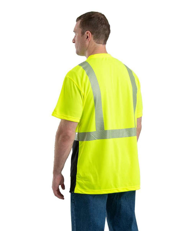 Berne HVK017 - Hi-Vis Class 2 Color Blocked Pocket T-Shirt