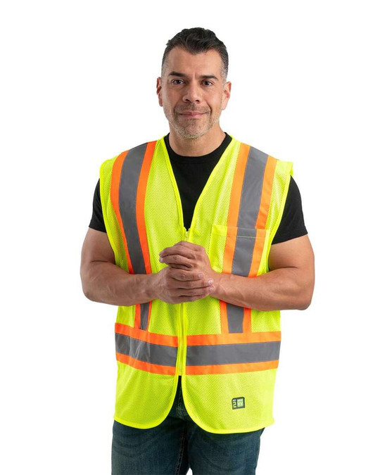 Berne HVV046 - Chaleco multicolor Hi-Vis Clase 2