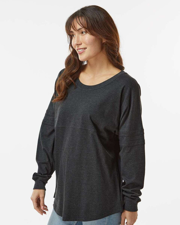 Boxercraft BW3514 - Camiseta de manga larga Pom Pom de mujer