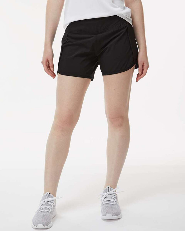 Boxercraft BW6103 - Pantalones cortos de mujer con forro de tejido elástico