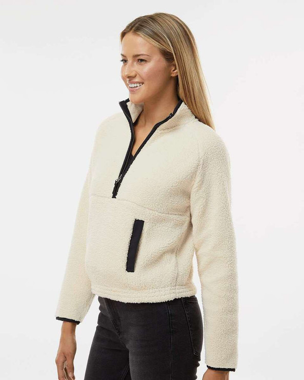 Boxercraft BW8501 - Jersey Everest de mujer con media cremallera