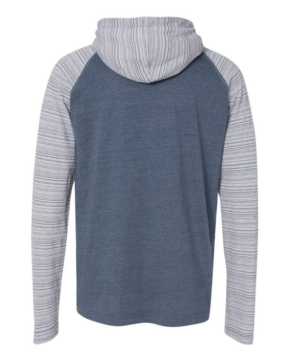 Burnside 8127 - Yarn-Dyed Hooded Raglan T-Shirt