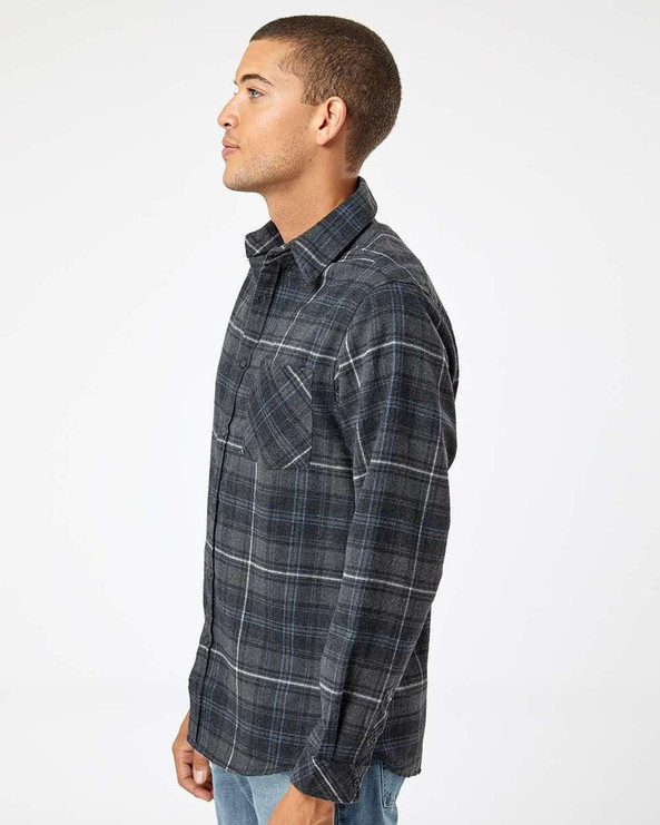 Burnside 8212 - Open Pocket Flannel Shirt