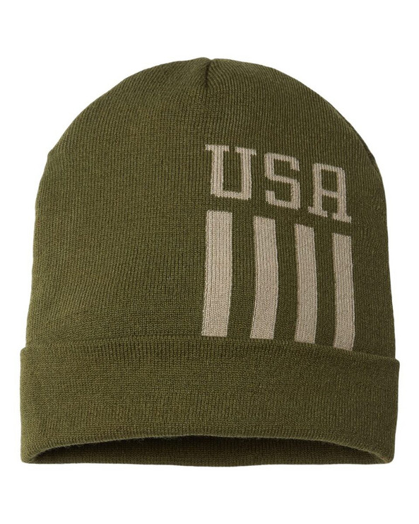 CAP AMERICA RK12 - Gorro con puño patriótico USA-Made