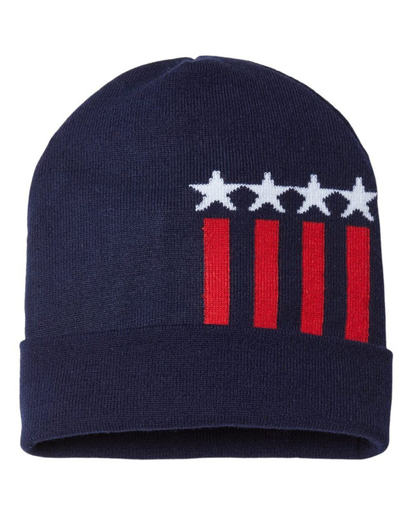 CAP AMERICA RK12 - Gorro con puño patriótico USA-Made