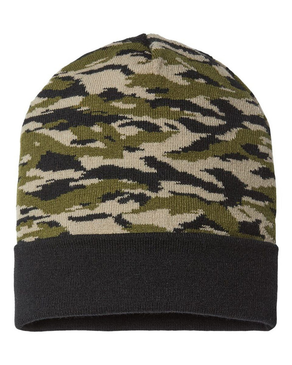 CAP AMERICA RKC12 - Gorro con puños de camuflaje USA-Made