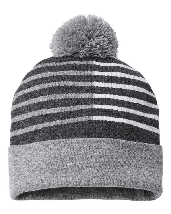 CAP AMERICA RKH12 - USA-Made Half Color Beanie
