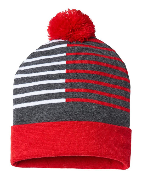 CAP AMERICA RKH12 - Half Color Beanie, fabricado en EE.UU.