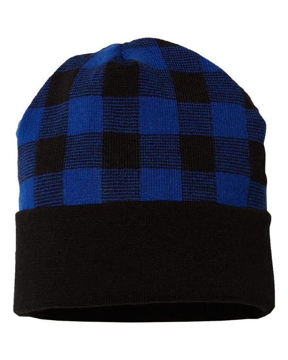 CAP AMERICA RKP12 - Gorro a cuadros USA-Made