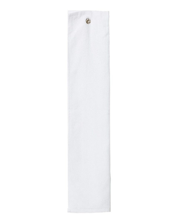 Carmel Towel Company C162523TGH - Trifold Golf Towel with Grommet