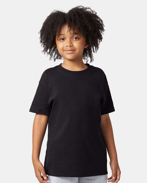 Champion T435 - Camiseta sin etiqueta juvenil